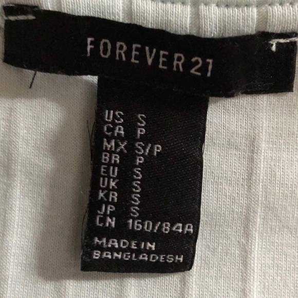 Forever 21 White Summer Dress size Small - Picture 3 of 4